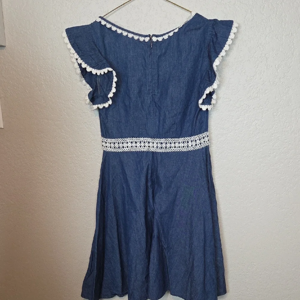 Disney Beauty and The Beast Denim Dress - Picture 6 of 8